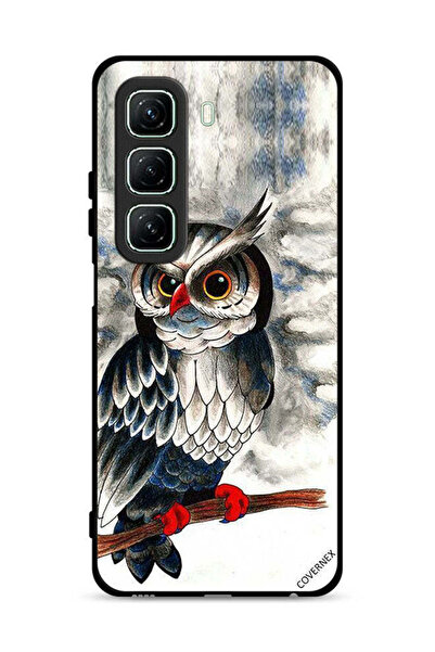 Covernex غطاء حماية لهاتف Infinix Hot 50 5G برسومات بومة فنية