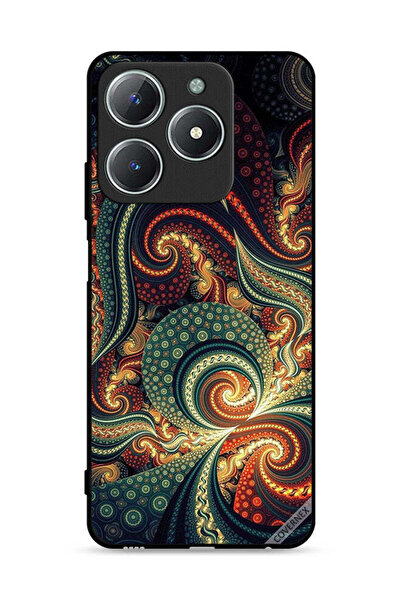 Covernex غطاء حماية لهاتف Realme C63 4G بنمط ماندالا عتيق