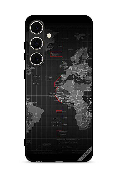 Covernex Samsung Galaxy S24 FE 5G Protective Case Cover World Map