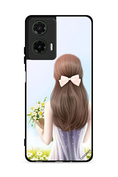 Covernex غطاء حماية لهاتف موتورولا موتو جي 35 5 جي - فتاة جميلة