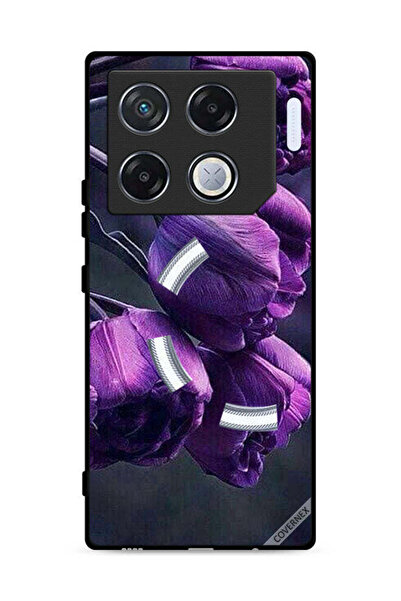 Covernex غطاء حماية لهاتف Infinix GT 20 Pro 5G بنقشة زهور داكنة