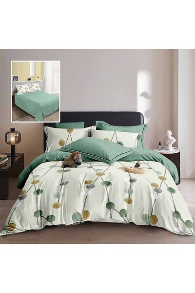 Pucioasa Double fine bedding set with 6 pieces, Pucioasa, circles M436