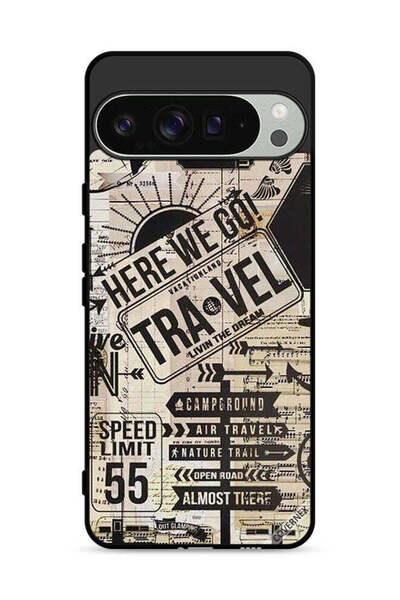 Covernex غطاء حماية لهاتف Google Pixel 9 Pro XL مطبوع عليه عبارة Here We Go T...