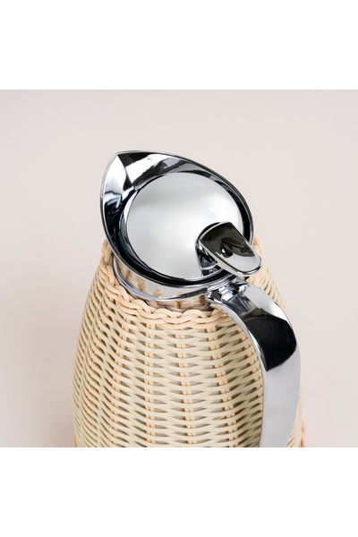 Dallaty Vacuum Flask 1 L Grey & beige Color