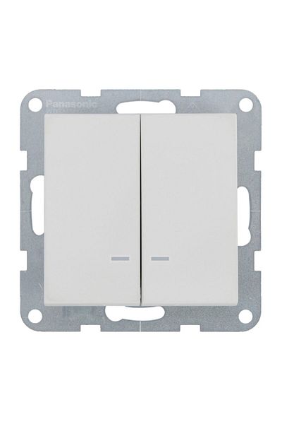 PANASONIC Switch Mechanism with LED Karre Plus 55, Soft Touch, Seashell
