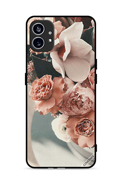 Covernex غطاء حماية لهاتف Nothing Phone (1) 5G مع باقة من أزهار الخوخ الجميلة