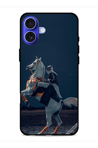 Covernex غطاء حماية لجهاز آيفون 16 بلس من آبل - شاب على حصان