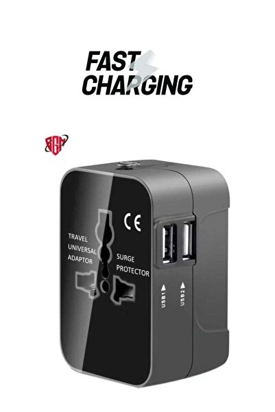 Shopi Universal Wall Charger Black