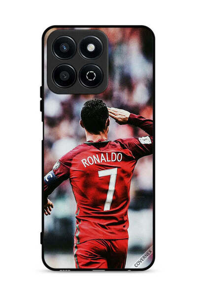Covernex غطاء حماية لهاتف Honor X7c 4G بتصميم رونالدو تحية للجمهور