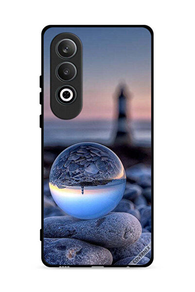 Covernex جراب حماية لهاتف Oppo K12 5G، تصوير رائع للطبيعة في زجاج دائري