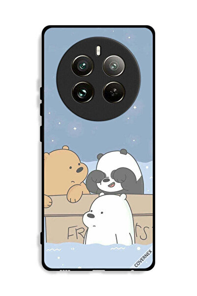Covernex غطاء حماية لهاتف Realme 12 Pro Plus 5G بطبعة أصدقاء الدب