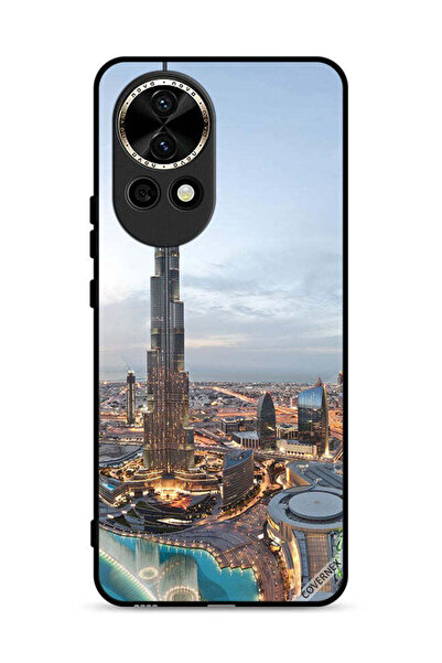 Covernex غطاء حماية لهاتف هواوي نوفا 13 5G، منظر جميل لوسط مدينة دبي