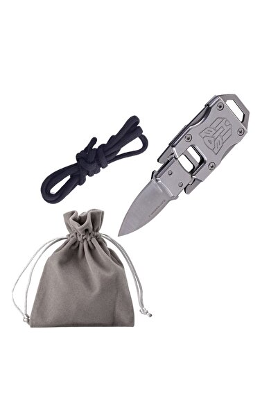 OEM Pocket Survival Knife, 7x3x0.2 cm, Stainless Steel, Silver