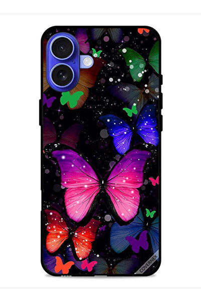 Covernex غطاء حماية بتصميم فراشات لهاتف أبل آيفون 16 بلس