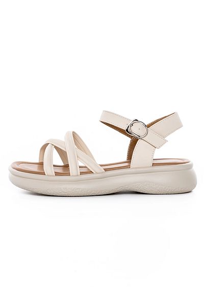 FORMAZIONE Women's Low-Sole Sandals 802 Beige |