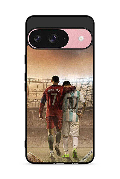 Covernex غطاء حماية لهاتف جوجل بيكسل 9 ميسي وكريستيانو رونالدو