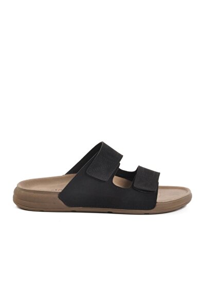 BENTO 115.002 Papuci de zi cu zi anatomici cu dublu velcro pentru bărbați