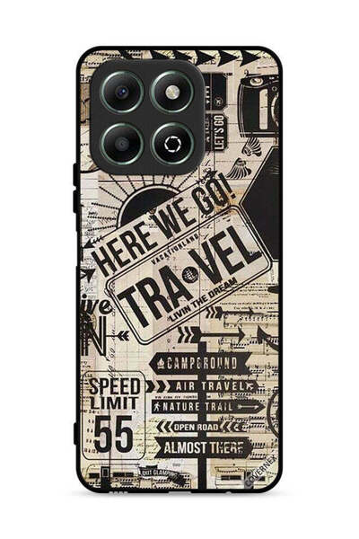 Covernex غطاء حماية لهاتف Honor X6b 4G Here We Go Travel