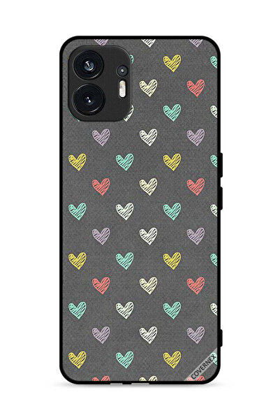 Covernex غطاء حماية لهاتف Nothing Phone (2) 5G بنمط قلوب صغيرة