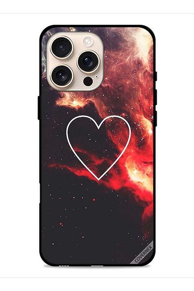 Covernex غطاء حماية لجهاز Apple iPhone 16 Pro Max بتصميم قلب في الفضاء
