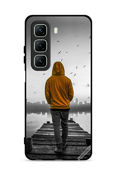 Covernex غطاء حماية لهاتف Infinix Hot 50 5G بتصميم فتى حزين يمشي