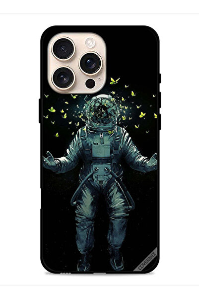 Covernex غطاء حماية لجهاز آيفون 16 برو ماكس من آبل، رائد فضاء وفراشات