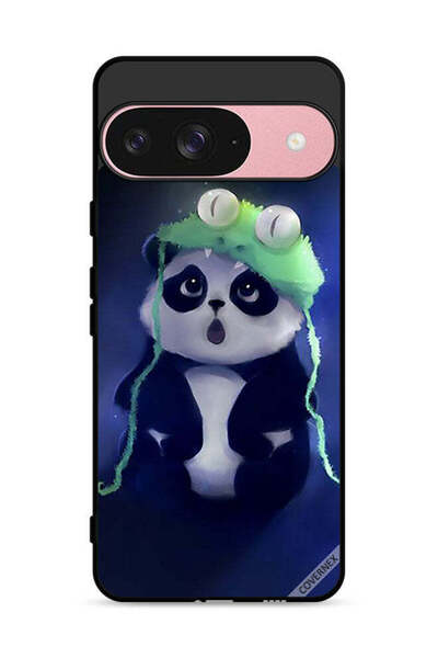 Covernex غطاء حماية لجهاز Google Pixel 9 بتصميم باندا مع قبعة