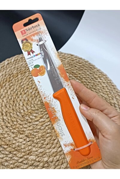 Sürbisa Sürmene 61004 Mutfak Bıçağı (9,50 Cm) Turuncu