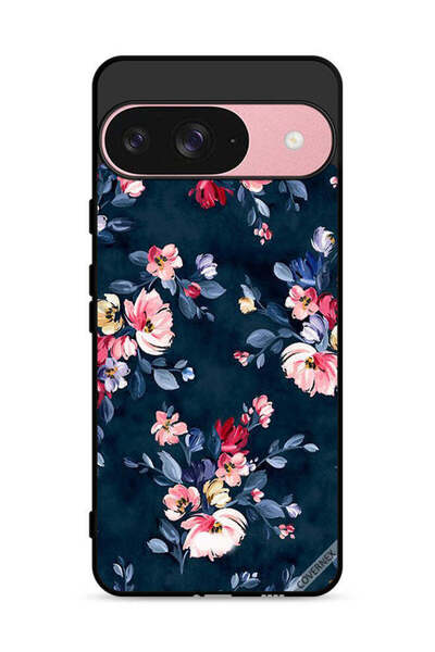 Covernex غطاء حماية لجهاز Google Pixel 9 مزين بزهور مرسومة يدويًا
