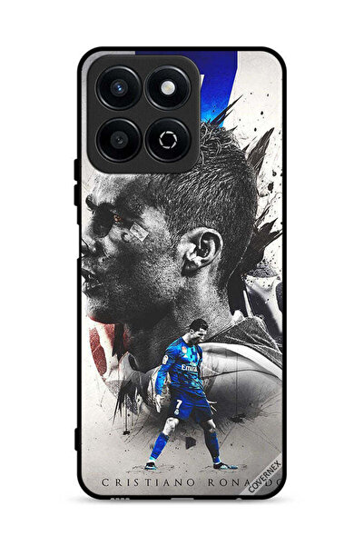 Covernex غطاء حماية لهاتف Honor X7c 4G بخلفية كريستيانو رونالدو