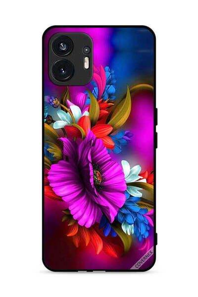Covernex غطاء حماية لهاتف Nothing Phone (2) 5G بتقنية HD Flowers Art