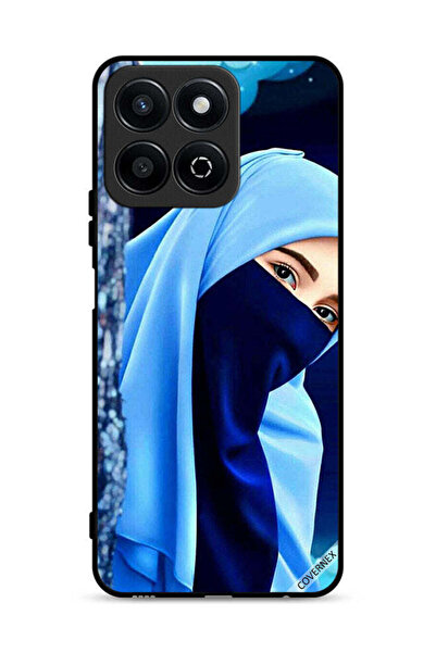 Covernex غطاء حماية لهاتف Honor Play 60 Plus 5G بنقشة فتاة محجبة