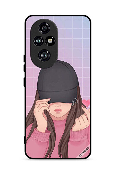 Covernex غطاء حماية لهاتف Honor 200 Pro 5G بطبعة قبعة سناب لوف جيرل