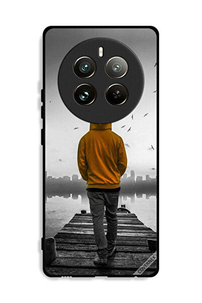 Covernex غطاء حماية لهاتف Realme 12 Pro 5G بتصميم فتى حزين يمشي