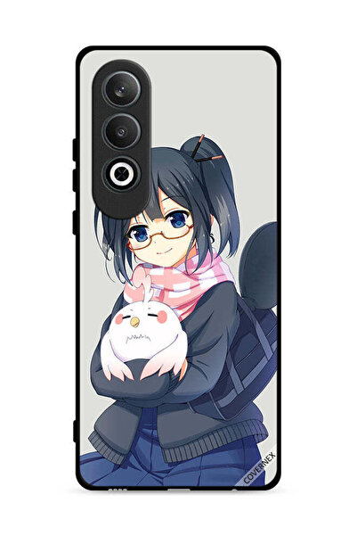 Covernex غطاء حماية لهاتف OnePlus Nord CE4 5G برسومات فتاة تحمل حيوانًا أليفًا