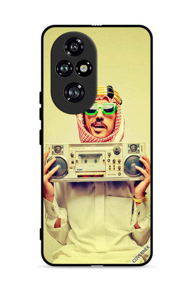 Covernex غطاء حماية لهاتف Honor 200 Pro 5G يحمل جهاز موسيقى عتيق