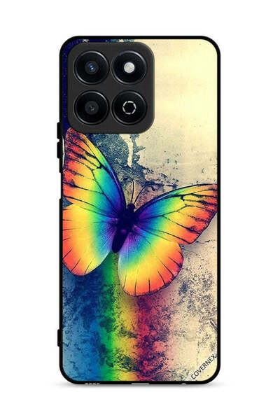 Covernex Honor X7c 4G Protective Case Cover Vintage Rainbow Butterfly