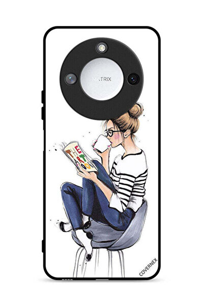 Covernex غطاء حماية لهاتف Honor X60 5G - قراءة كتاب الفن