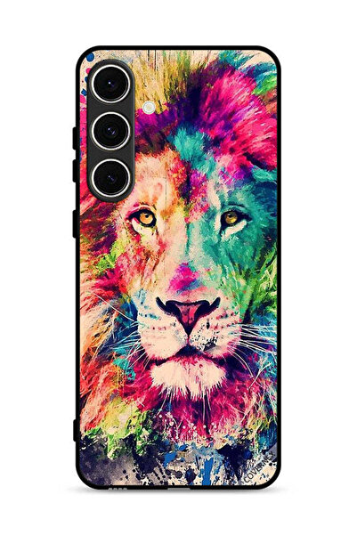 Covernex غطاء حماية لهاتف سامسونج جالاكسي S24 FE 5G بطبعة أسد