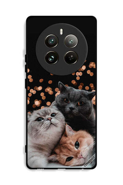 Covernex غطاء حماية لهاتف Realme 12 Pro Plus 5G بتصميم قطط