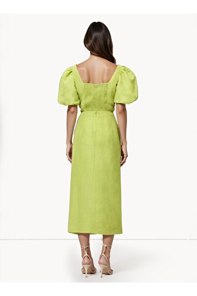 French Connection Islay Linen Midi Skirt