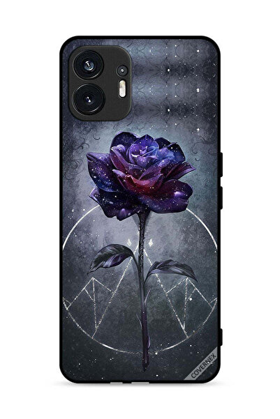 Covernex غطاء حماية لهاتف Nothing Phone (2) 5G بخلفية زهور داكنة