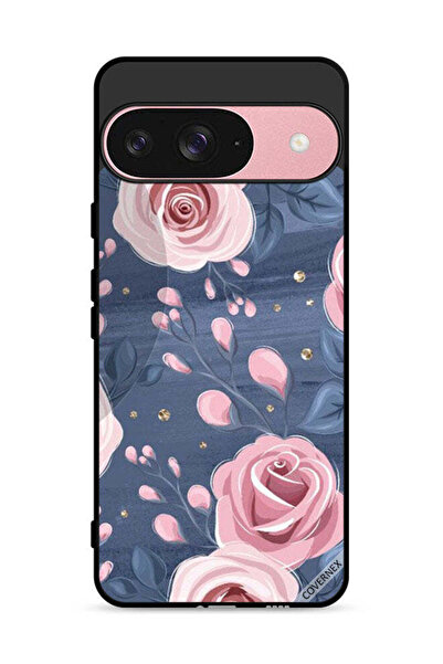 Covernex غطاء حماية لهاتف Google Pixel 9 بنقشة الورود والأوراق