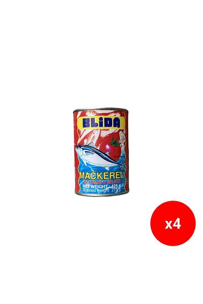 Blida Mackerel in tomato sauce, 425g - x4
