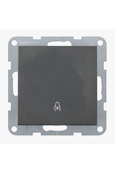 PANASONIC Karre Plus 55 Doorbell Switch Mechanism, Smoky