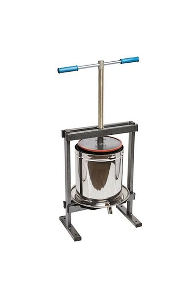 brg Presa - Teasc pentru struguri, VILEN, 15L, Cuva inox, Cadru metalic cu picioare, Model 2020