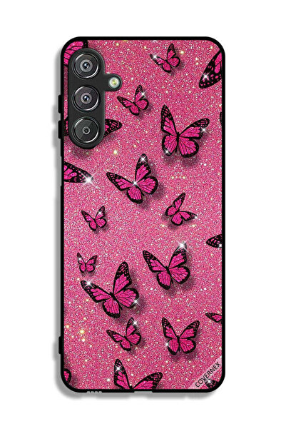 Covernex غطاء حماية لهاتف سامسونج جالاكسي A16 4G برسومات لامعة وفراشات