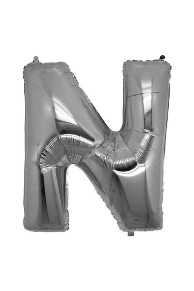 Beruflic Silver Color Foil Letter Balloon 1 Meter