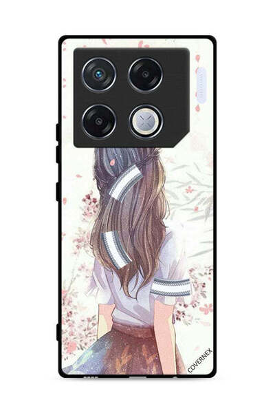 Covernex غطاء حماية لهاتف Infinix GT 20 Pro 5G، فتاة لطيفة في تفكير عميق