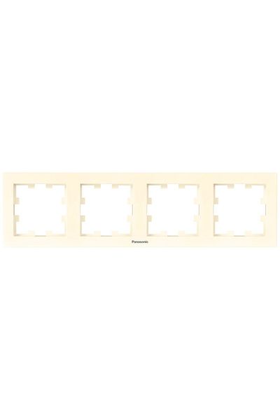 PANASONIC Horizontal Frame for 4 Modules Karre Plus 55 Beige
